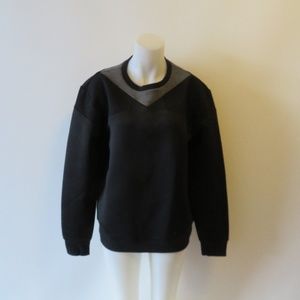 MENS SCOTT LANGTON BLACK/GRAY LONG SLEEVE TOP SZ L